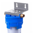 Фильтр магистральный Гейзер 1П 1/2 прозрачный с металлической скобой - Фильтры для воды - Магистральные фильтры - Магазин электротехнических товаров Проф Ток